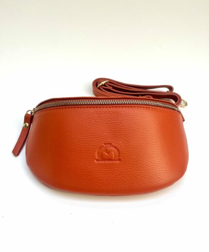 Sac à main banane rouge